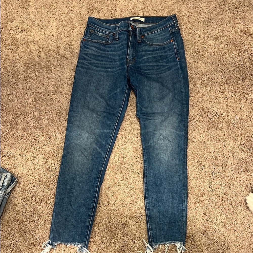 Madewell 9” High Rise Skinny Crop